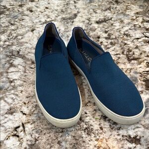 Rothy's Blue Slip-On Sneakers